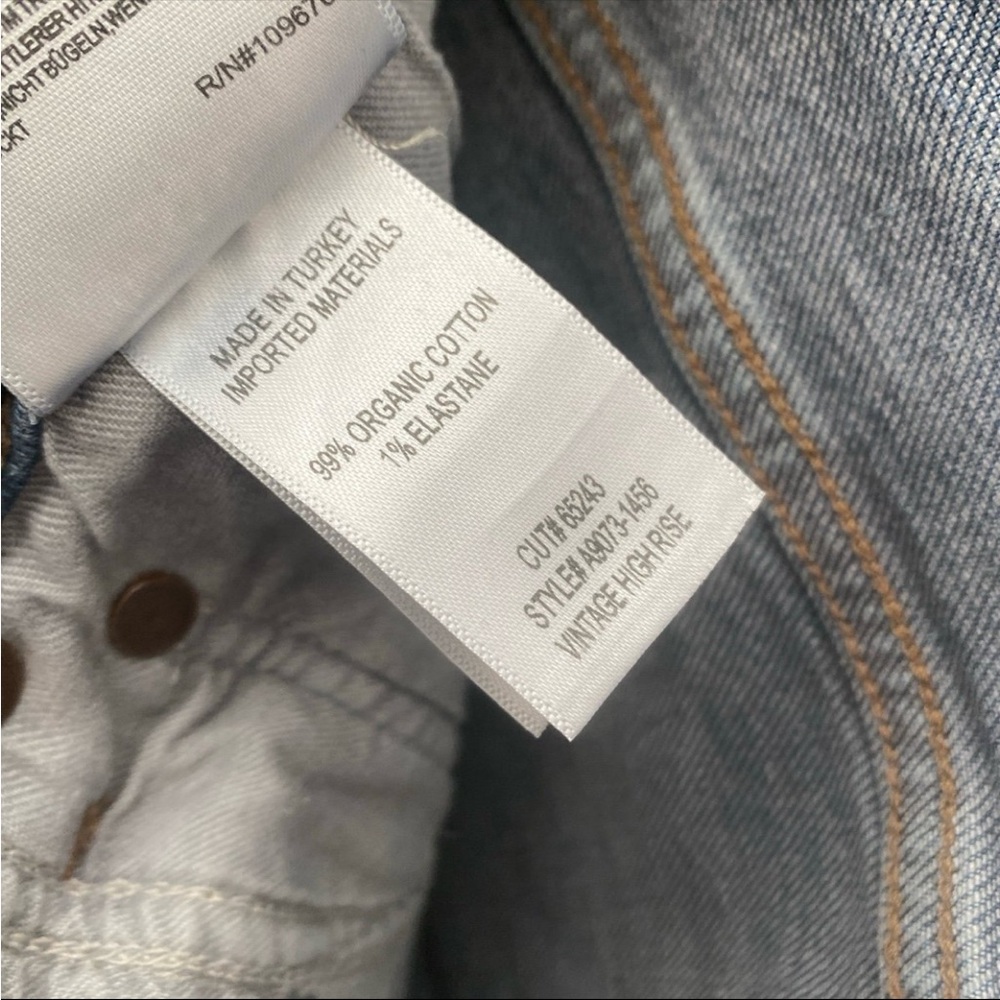 AGOLDE | Women’s Organic Cotton | Valen Vintage High-Rise Slim Bootcut Jeans - Picture 5 of 6